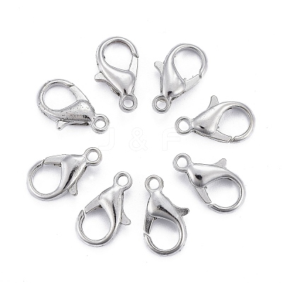 Zinc Alloy Lobster Claw Clasps E105-1