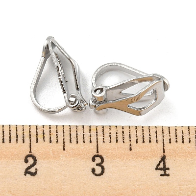 Brass Clip-on Earring Findings EC110-NF-1