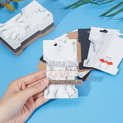 Cardboard Paper Hair Clip Display Cards CDIS-NB0001-12-1