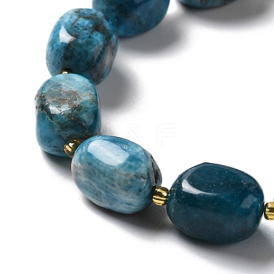 Natural Apatite Beads Strands G-B028-B09-1