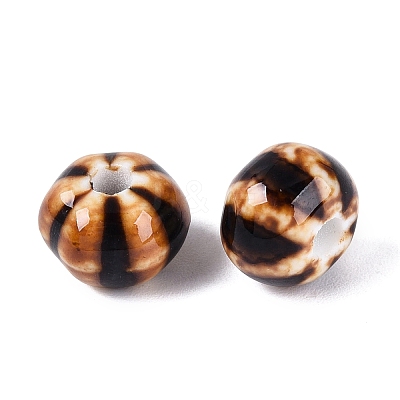 Vintage Handmade Porcelain Beads PORC-Q006-07E-1