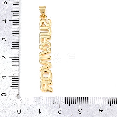 Brass Pendants KK-C162-054A-04G-1