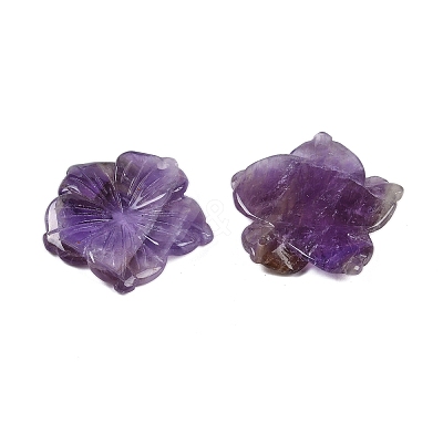 Natural Amethyst Carved Pendants X-G-B097-01A-17-1