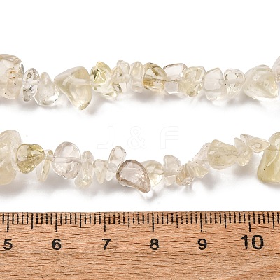 Natural Lemon Quartz(Heated) Beads Strands G-G288-B01-01-1