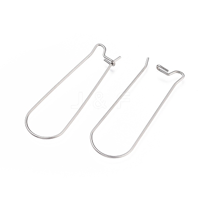 Tarnish Resistant 304 Stainless Steel Hoop Earring Finding STAS-E464-05P-1