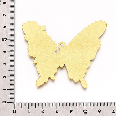 Rack Plating Alloy Enamel Big Pendants ENAM-N056-398B-G-1