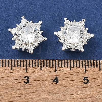 Brass Pave Cubic Zirconia Multi-Strands Links KK-B172-09S-03-1