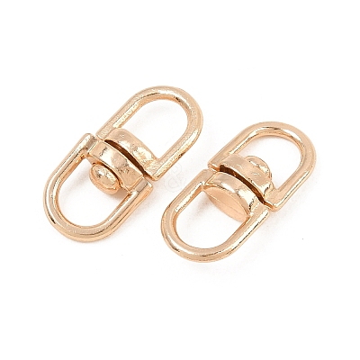 Alloy Double Eye Swivel Clasps FIND-C091-01G-1
