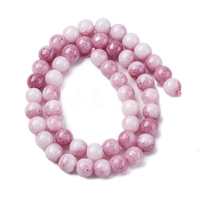 Ombre Effect Dyed Glass Beads Strands X-GLAA-T031-01O-11-1