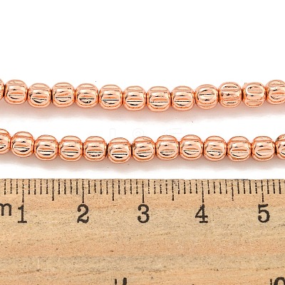Electroplated Synthetic Non-magnetic Hematite Beads Strands G-C136-D01-02-1
