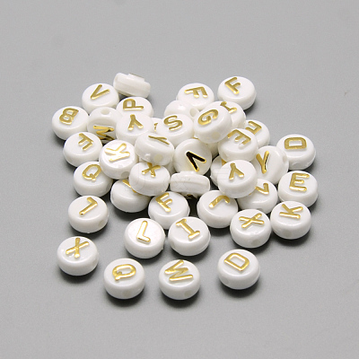 Plating Acrylic Beads X-SACR-S297-11-1