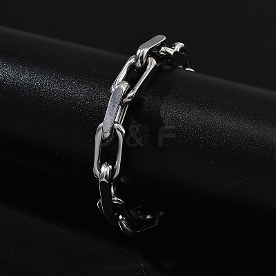 304 Stainless Steel Cable Chains Bracelets for Men BJEW-U017-01P-1