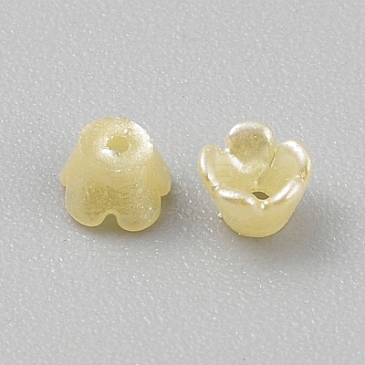 Opaque Resin Bead Caps RESI-CJC0015-29D-1