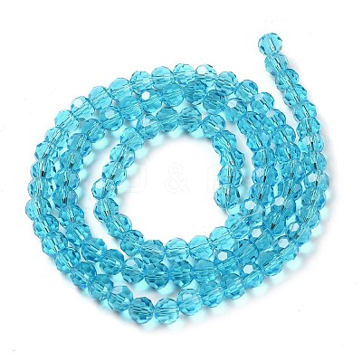 Transparent Glass Beads EGLA-A035-T6mm-D08-1