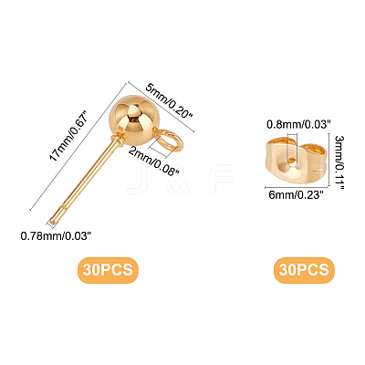 304 Stainless Steel Stud Earring Findings STAS-UN0015-57C-1
