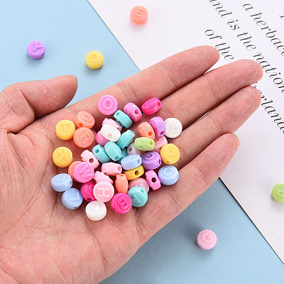 Opaque Acrylic Beads X-MACR-S373-28A-1