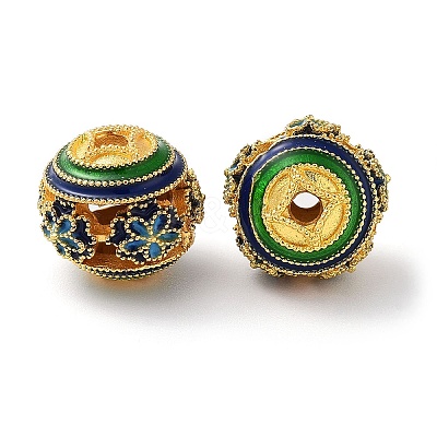 Alloy Enamel Beads ENAM-B001-08L-02-1