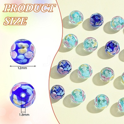Handmade Lampwork Beads LAMP-SZ0001-43B-02-1