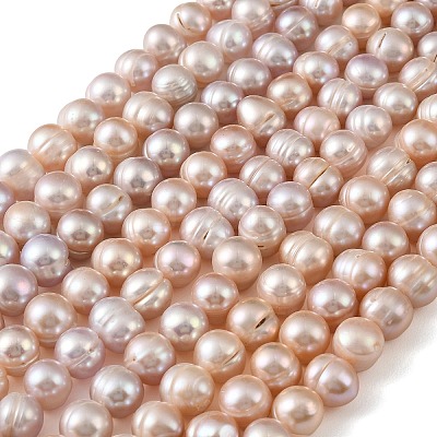Natural Cultured Freshwater Pearl Beads Strands PEAR-L034-18B-1