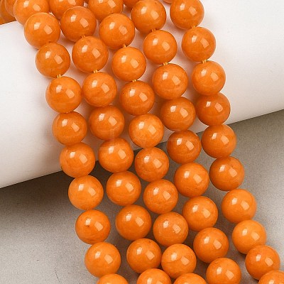 Dyed Natural White Jade Beads Strands GG-CBAD029-A08-8mm-1