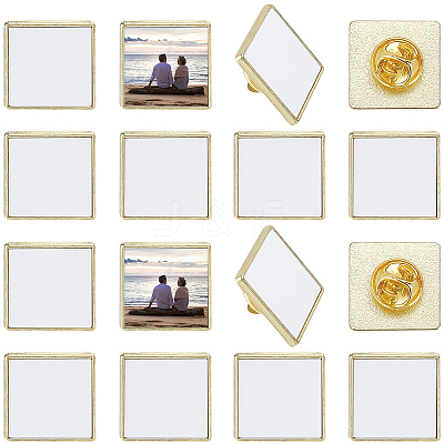 20 Boxs Sublimation Blank Brooch Pins FIND-SP0004-09B-1