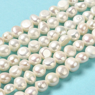 Natural Cultured Freshwater Pearl Beads Strands PEAR-E017-21-1