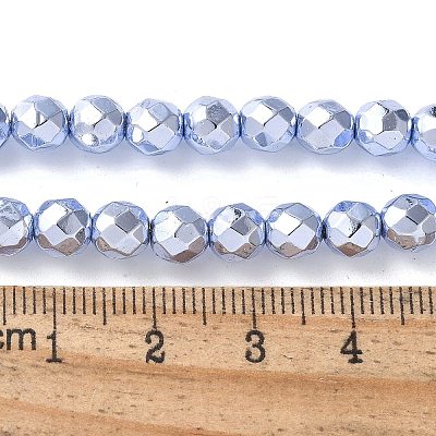Electroplated Synthetic Non-magnetic Hematite Beads Strands G-B132-B01-01G-1