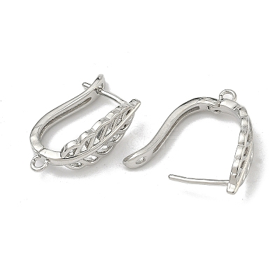 Brass Earring Findings KK-D226-07P-1