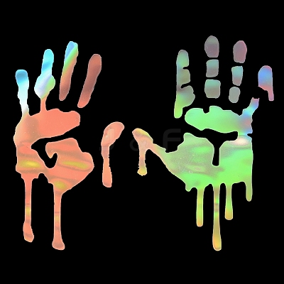 Car Decals- 1 Pcs Hand Car Hood Sticker ST-F711-2-1