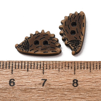 2-Hole Opaque Resin Buttons RE-CBA9412-25-1