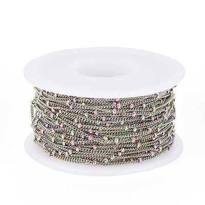 Ion Plating(IP) 304 Stainless Steel Curb Chains CHS-I003-A01-A-M-1