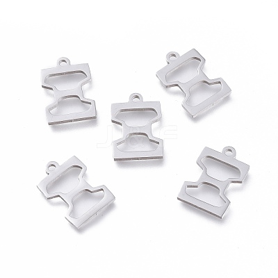 Tarnish Resistant 304 Stainless Steel Charms STAS-K215-15P-1
