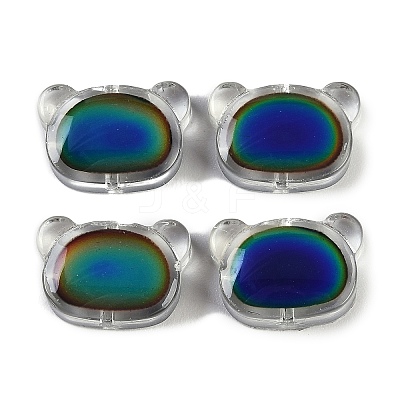 Two Tone Glass Mood Beads GLAA-Z007-09B-1
