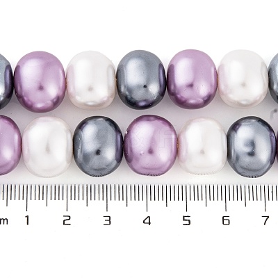Shell Pearl Beads Strands BSHE-L035-E05-1