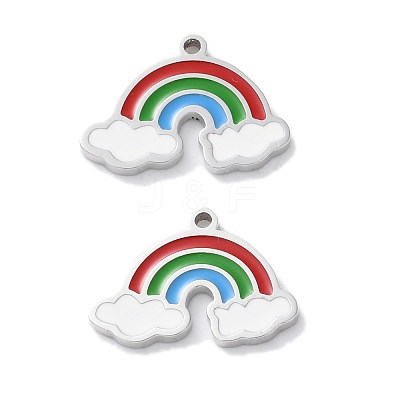 304 Stainless Steel Charms STAS-M102-01E-P-1