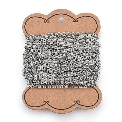 Tarnish Resistant 304 Stainless Steel Cable Chains CHS-L017-09D-1