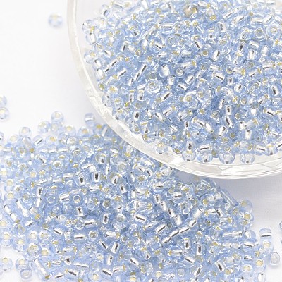 6/0 Transparent Glass Round Seed Beads SEED-J010-F6-32-1