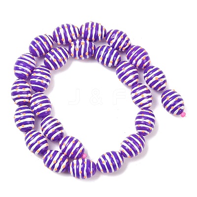 Glass Imitation Jade Beads GLAA-L051-02D-1