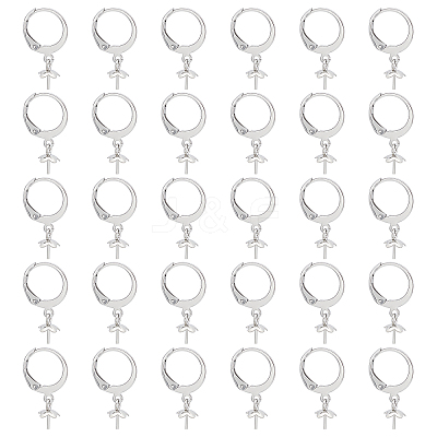 30Pcs 314 Stainless Steel Leverback Earring Findings STAS-UN0037-62-1
