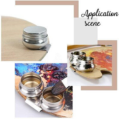 Stainless Steel Colour Modulation Bead Containers CON-PH0012-03-1