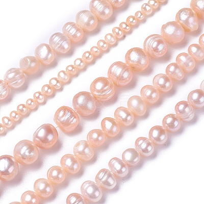 Natural Cultured Freshwater Pearl Beads Strands PEAR-L021-17C-01A-1