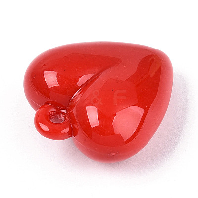 Opaque Acrylic Pendants SACR-T017-44G-1