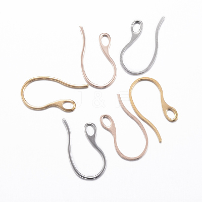 304 Stainless Steel Earring Hooks STAS-H383-28-1