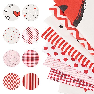 8Pcs Cotton Fabric AJEW-TAC0038-31B-1