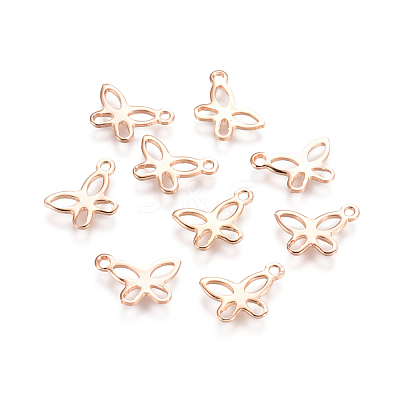 201 Stainless Steel Charms STAS-E484-25RG-1