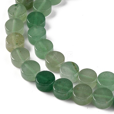 Natural Green Aventurine Beads Strands G-C159-B09-01-1