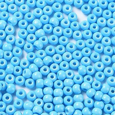 Baking Paint Glass Seed Beads SEED-H002-I-B504-1