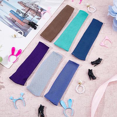 6Sets 6 Colors Polyester Doll Clothes Set DIY-DC0003-56-1