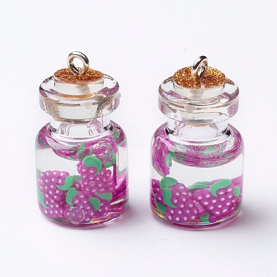 Imitation Food Resin Pendants RESI-CJC0001-49A-1