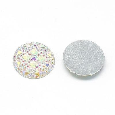 Resin Cabochons CRES-Q192-10mm-10AB-1